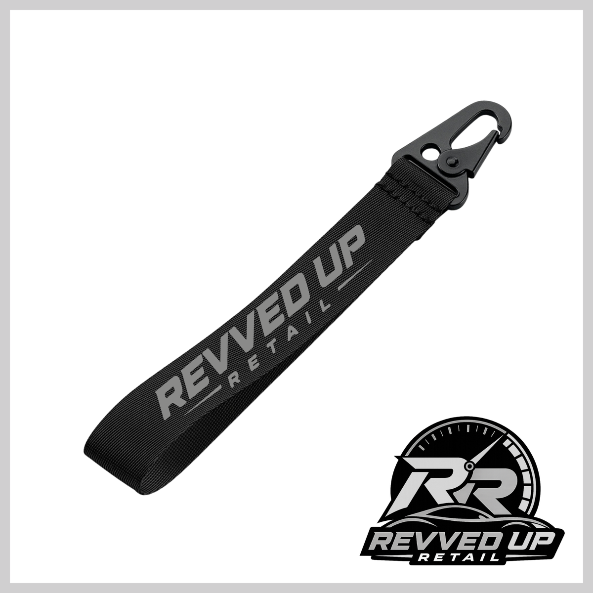 Revved Up Retail Wristlet - Black