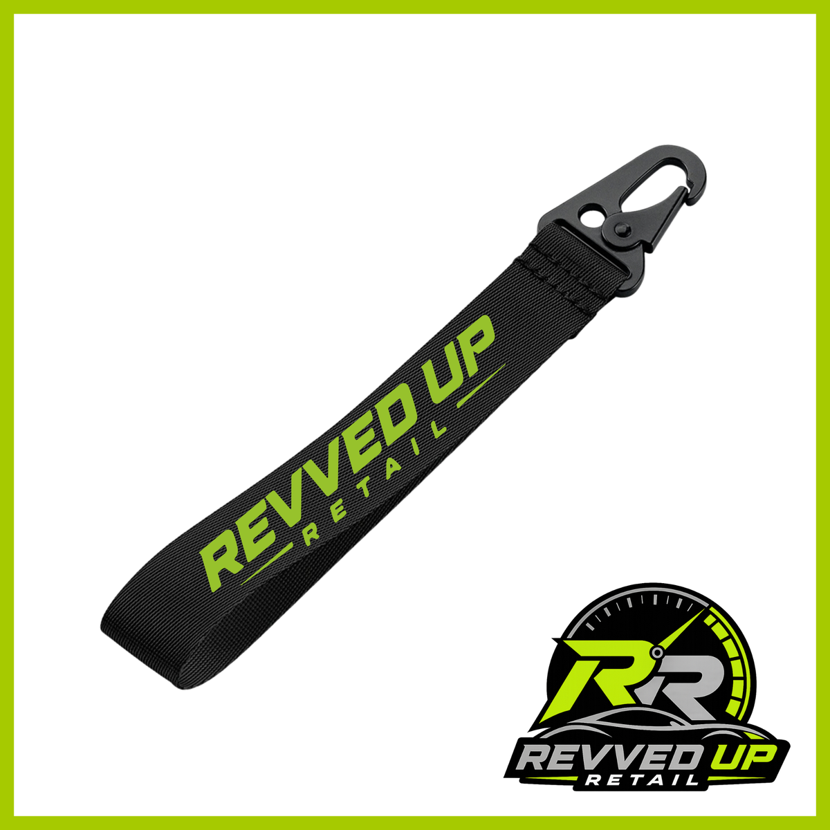 Revved Up Retail Wristlet - Black