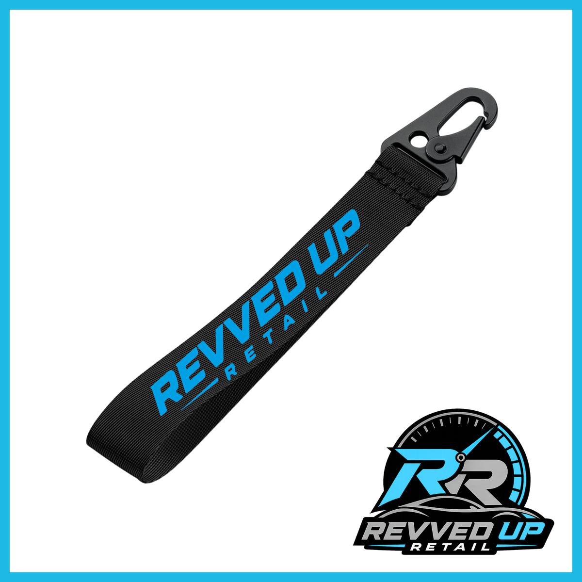 Revved Up Retail Wristlet - Black