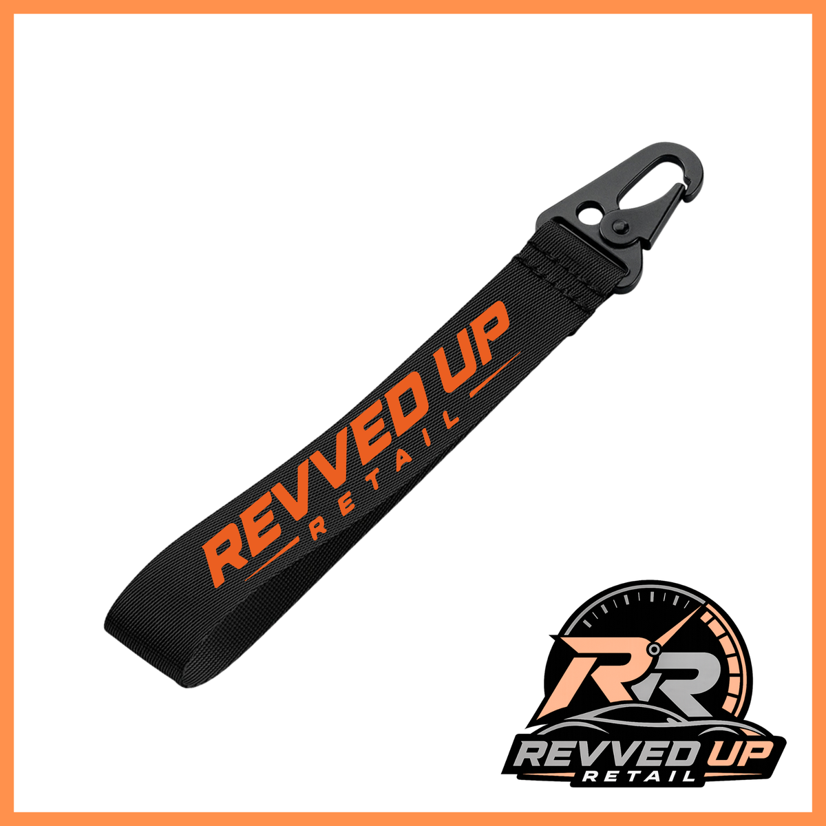 Revved Up Retail Wristlet - Black