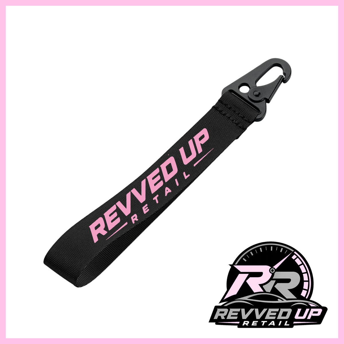 Revved Up Retail Wristlet - Black