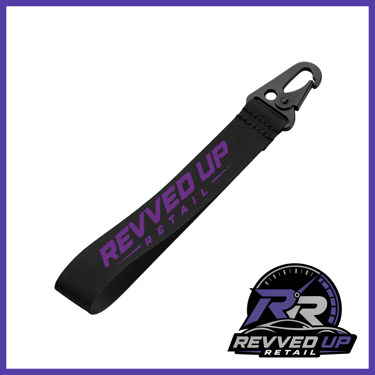 Revved Up Retail Wristlet - Black