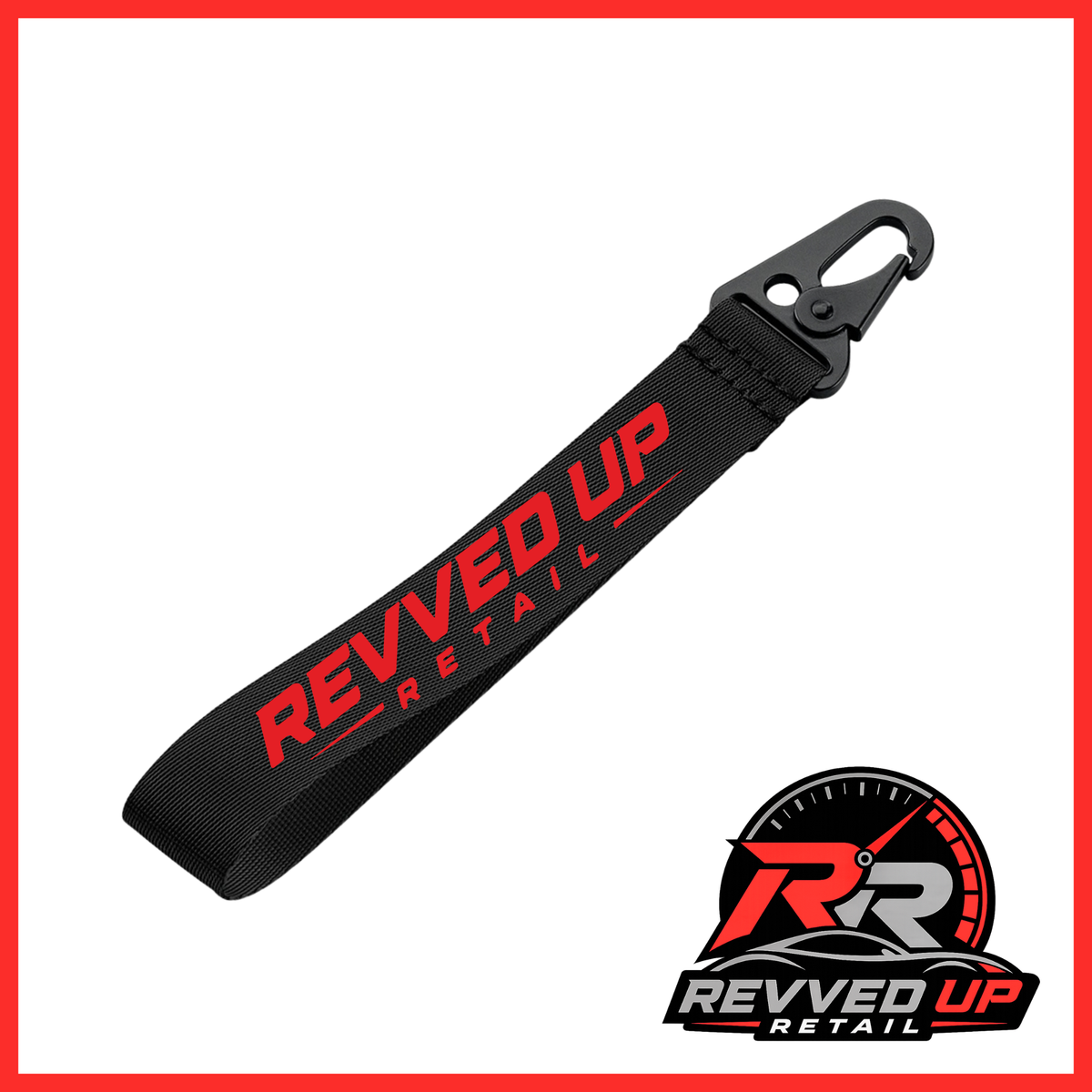 Revved Up Retail Wristlet - Black