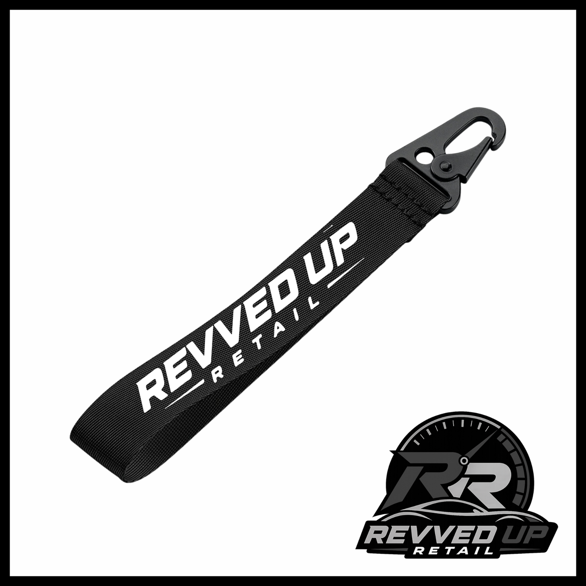 Revved Up Retail Wristlet - Black