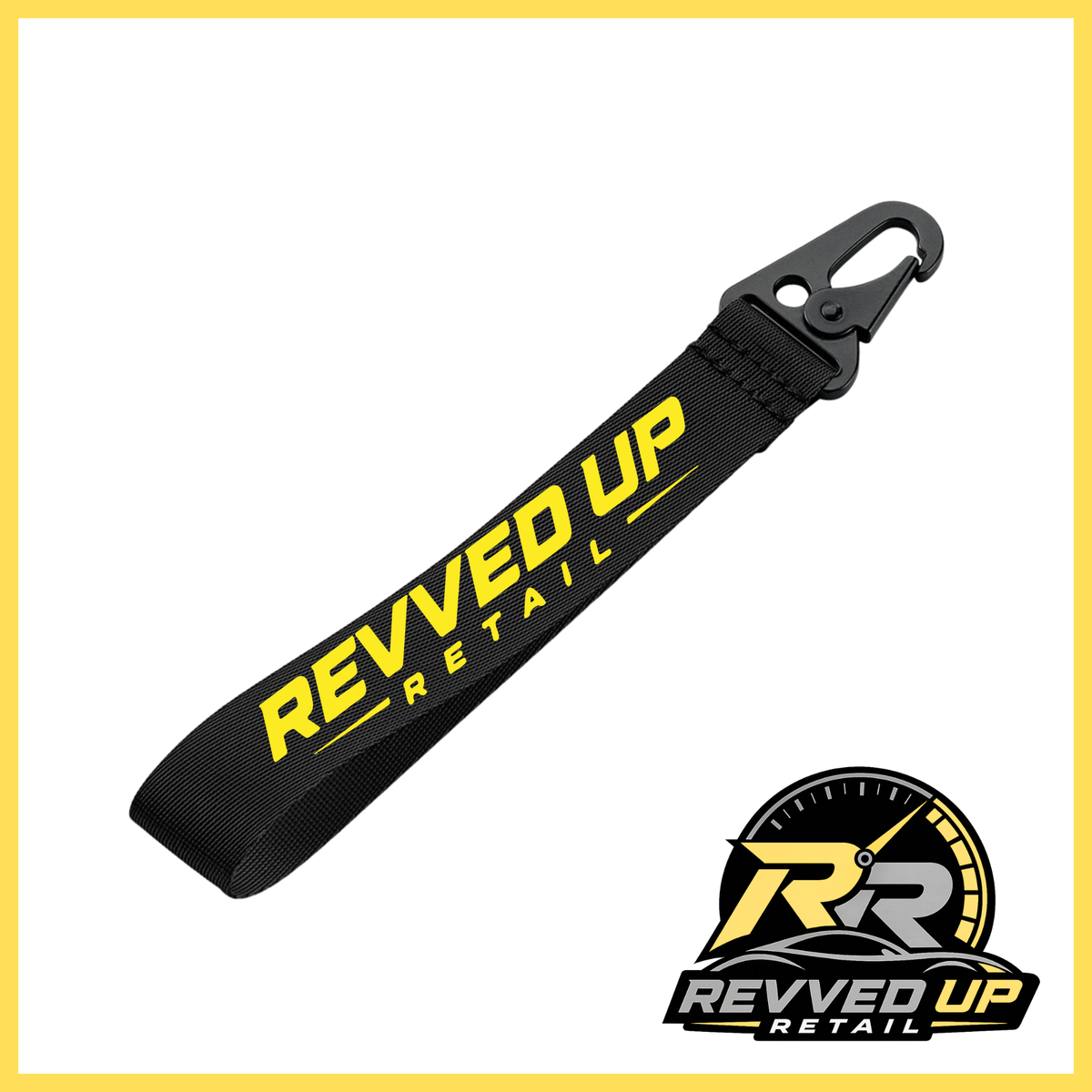 Revved Up Retail Wristlet - Black