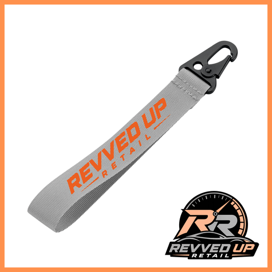 Revved Up Retail Wristlet - Grey