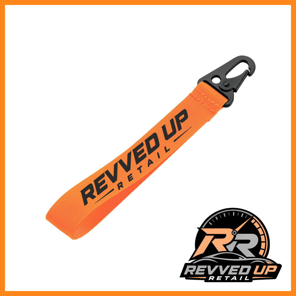 Revved Up Retail Wristlet - Orange