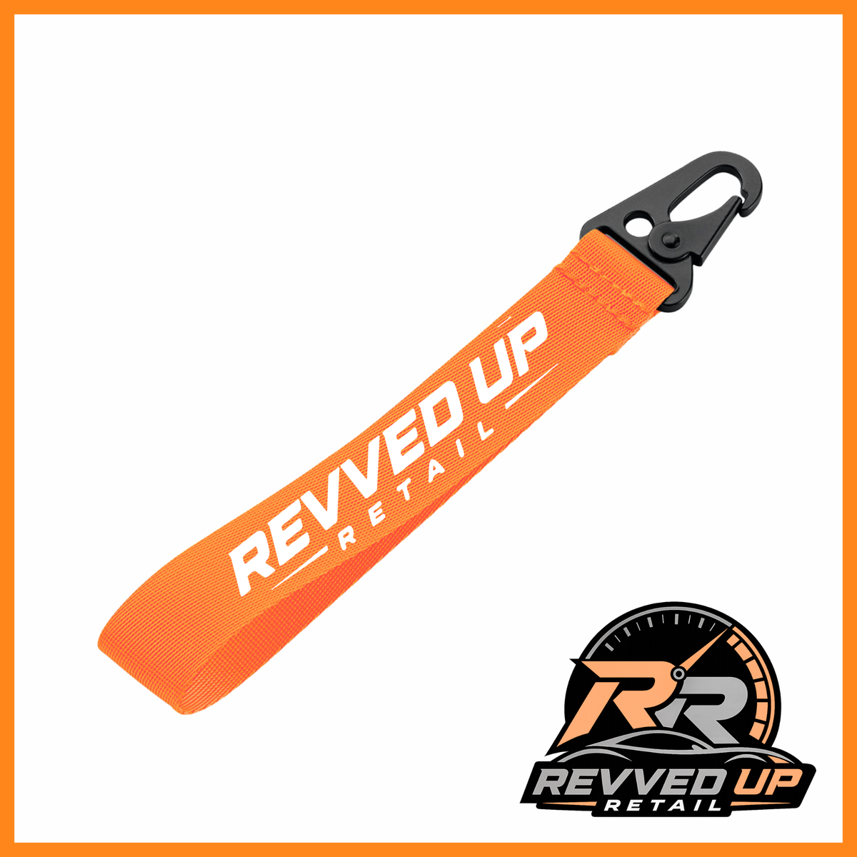 Revved Up Retail Wristlet - Orange