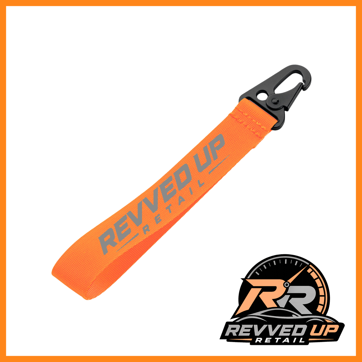 Revved Up Retail Wristlet - Orange