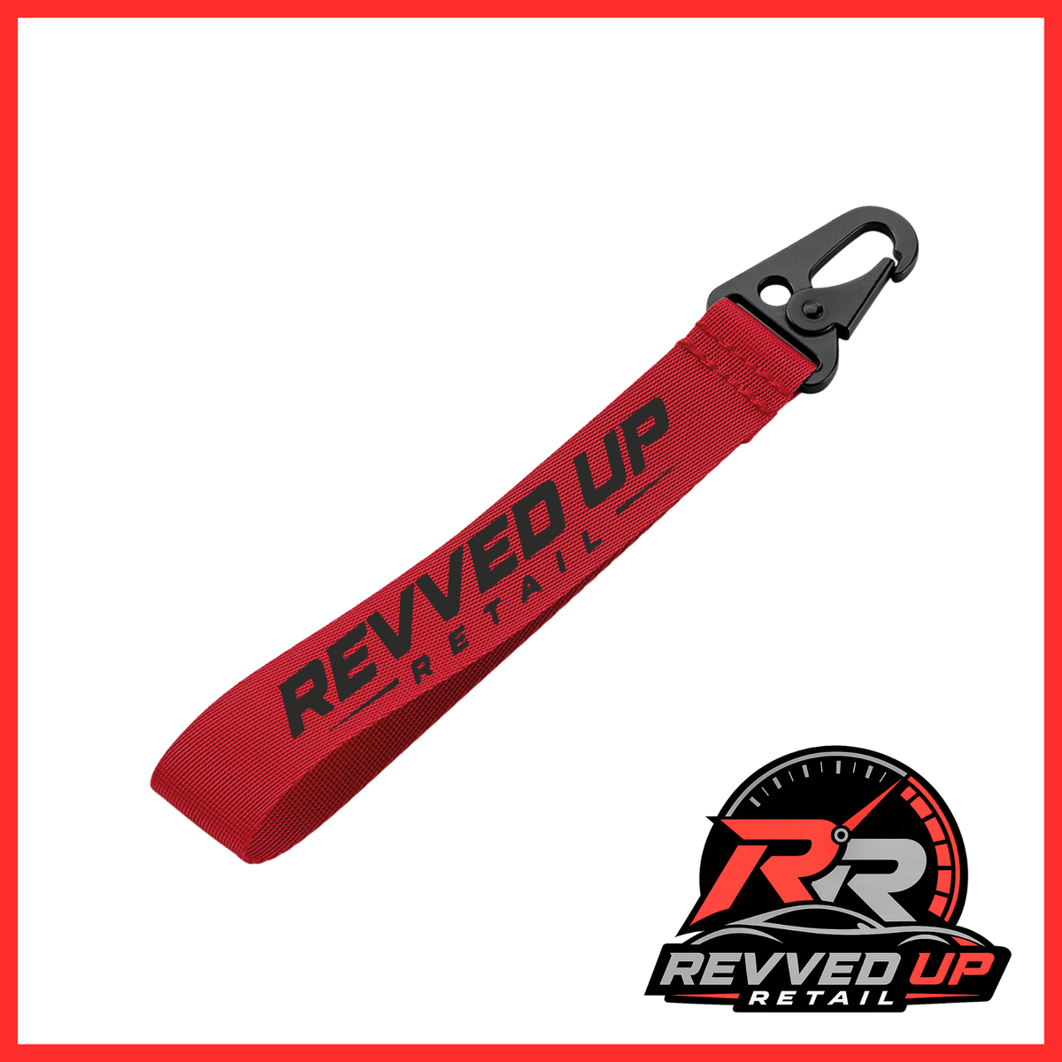 Revved Up Retail Wristlet - Red