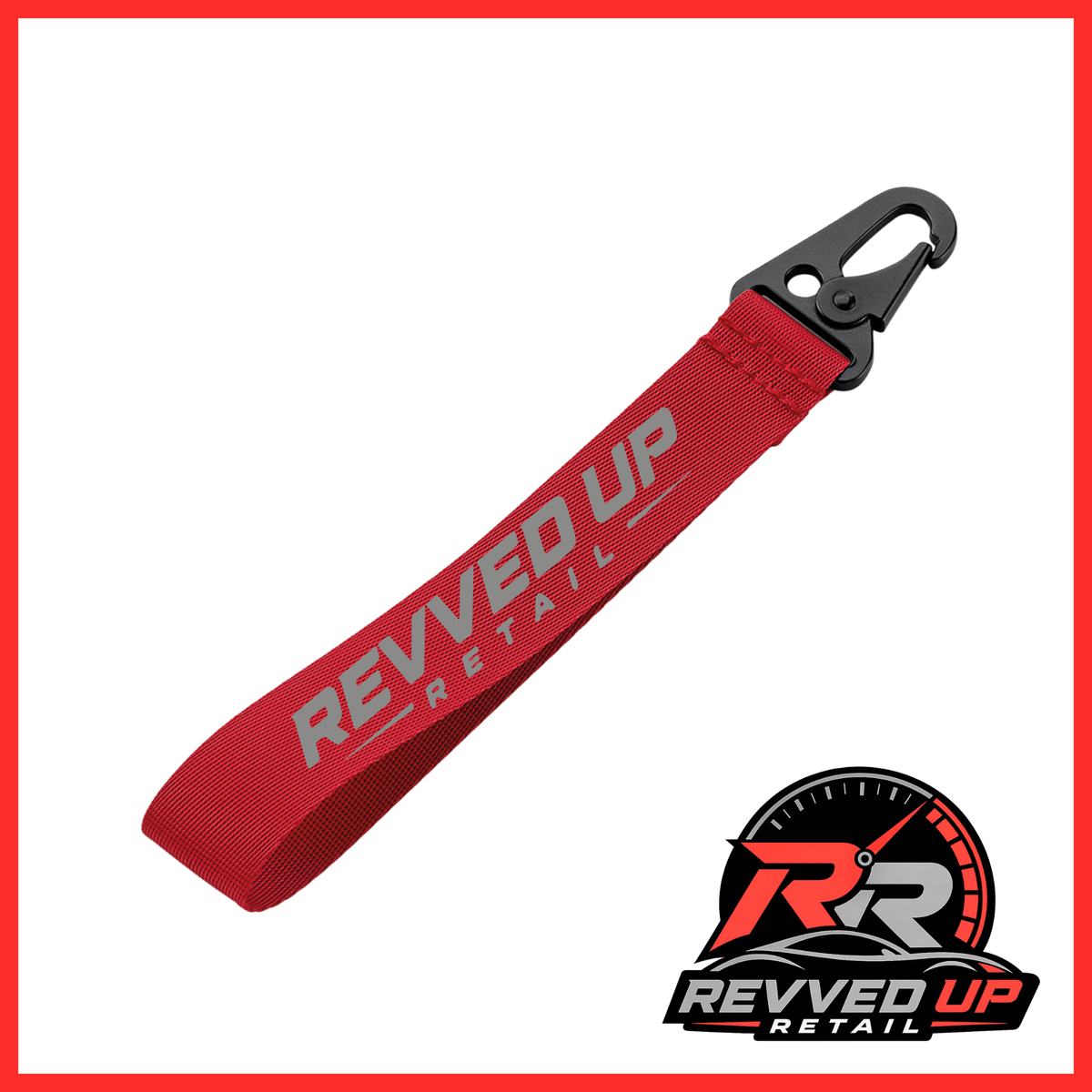 Revved Up Retail Wristlet - Red