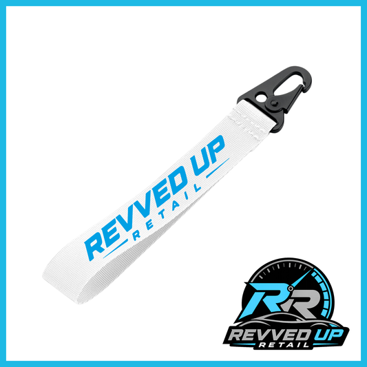 Revved Up Retail Wristlet - White